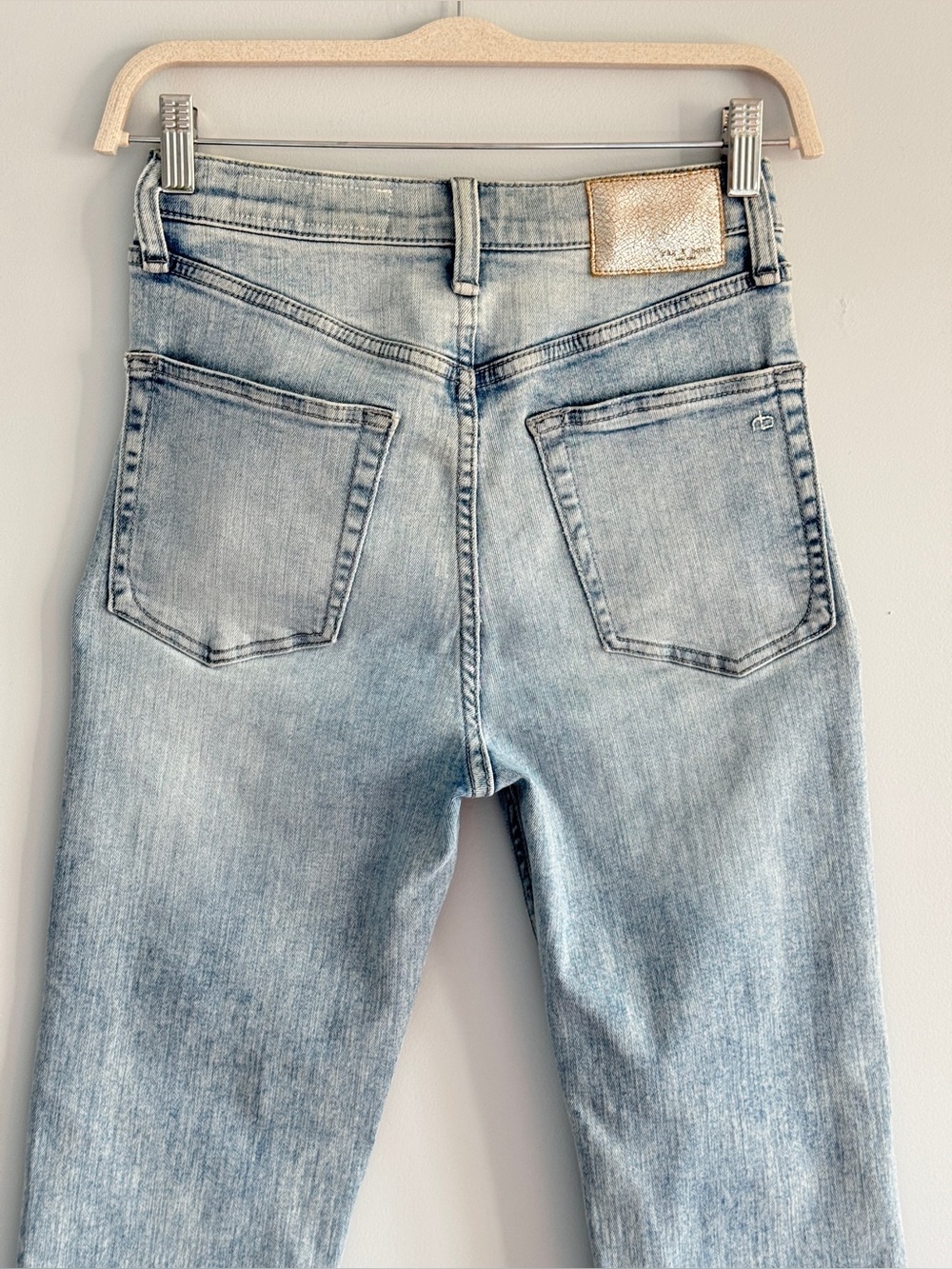 rag & bone Wren High-Rise Slim Ankle Jeans Emma Wash Size 25 - Picture 4 of 16